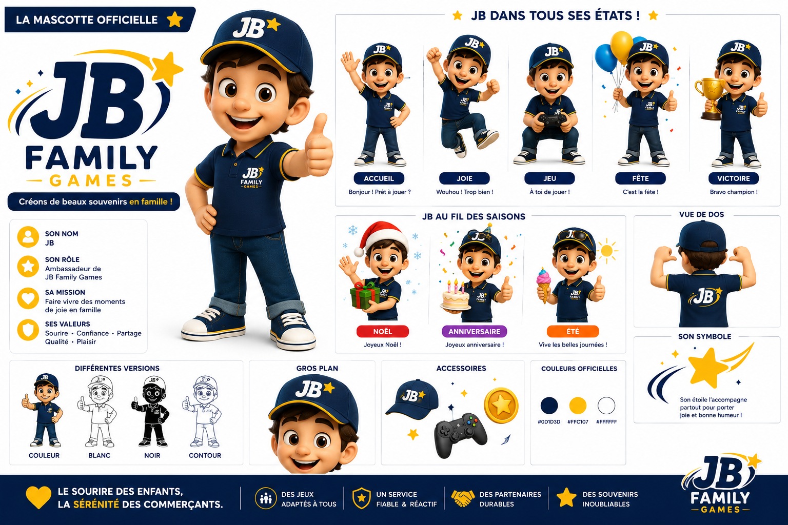 Charte graphique complète JB Family Games