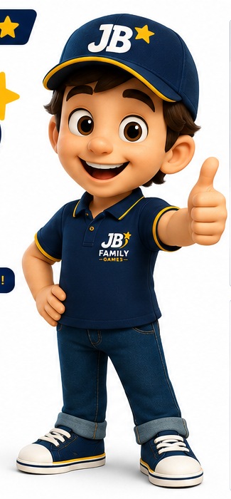 JB, mascotte officielle de JB Family Games